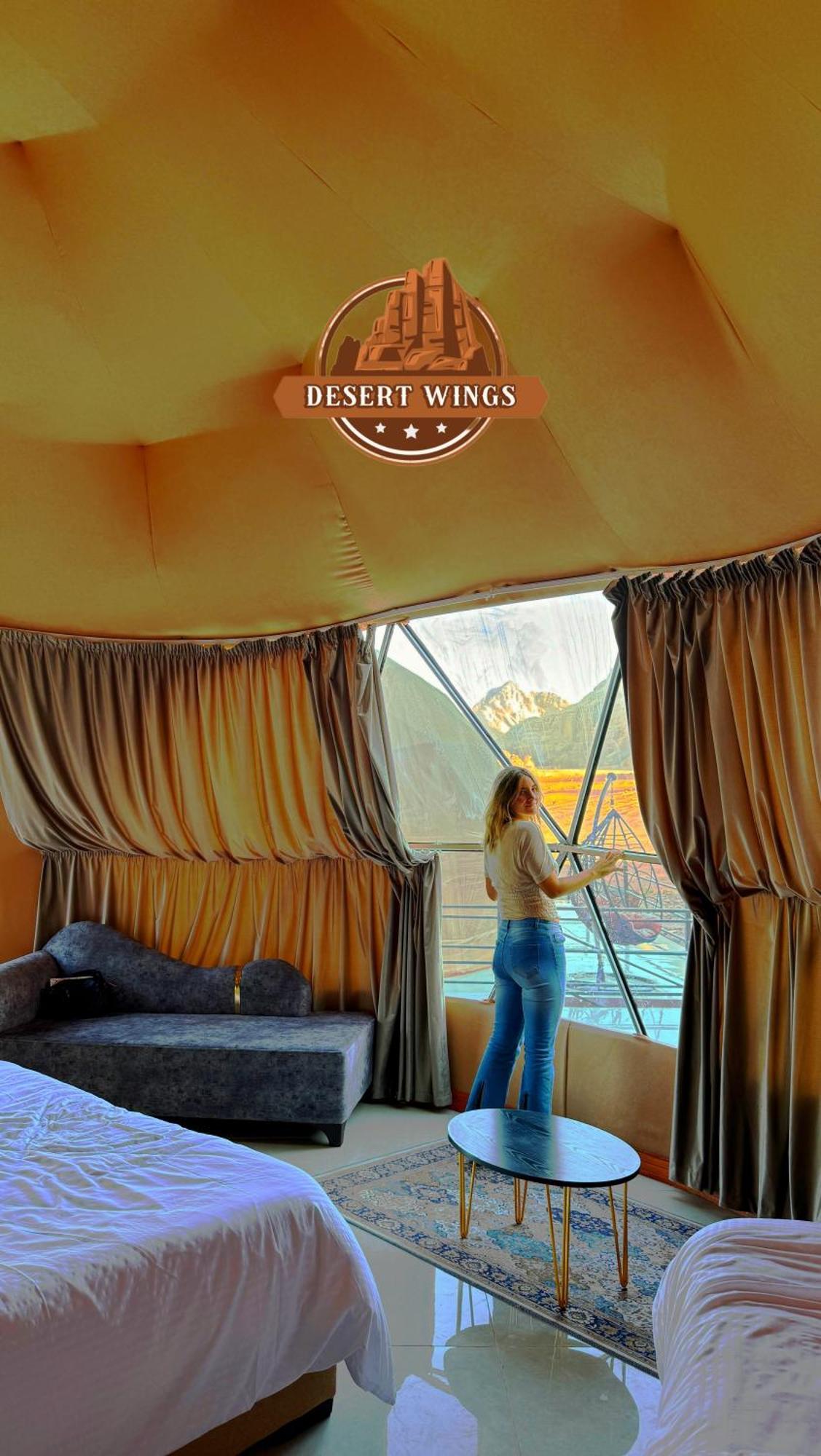 Rum Wings Bubble Luxury Camp Wadi Rum Exterior foto