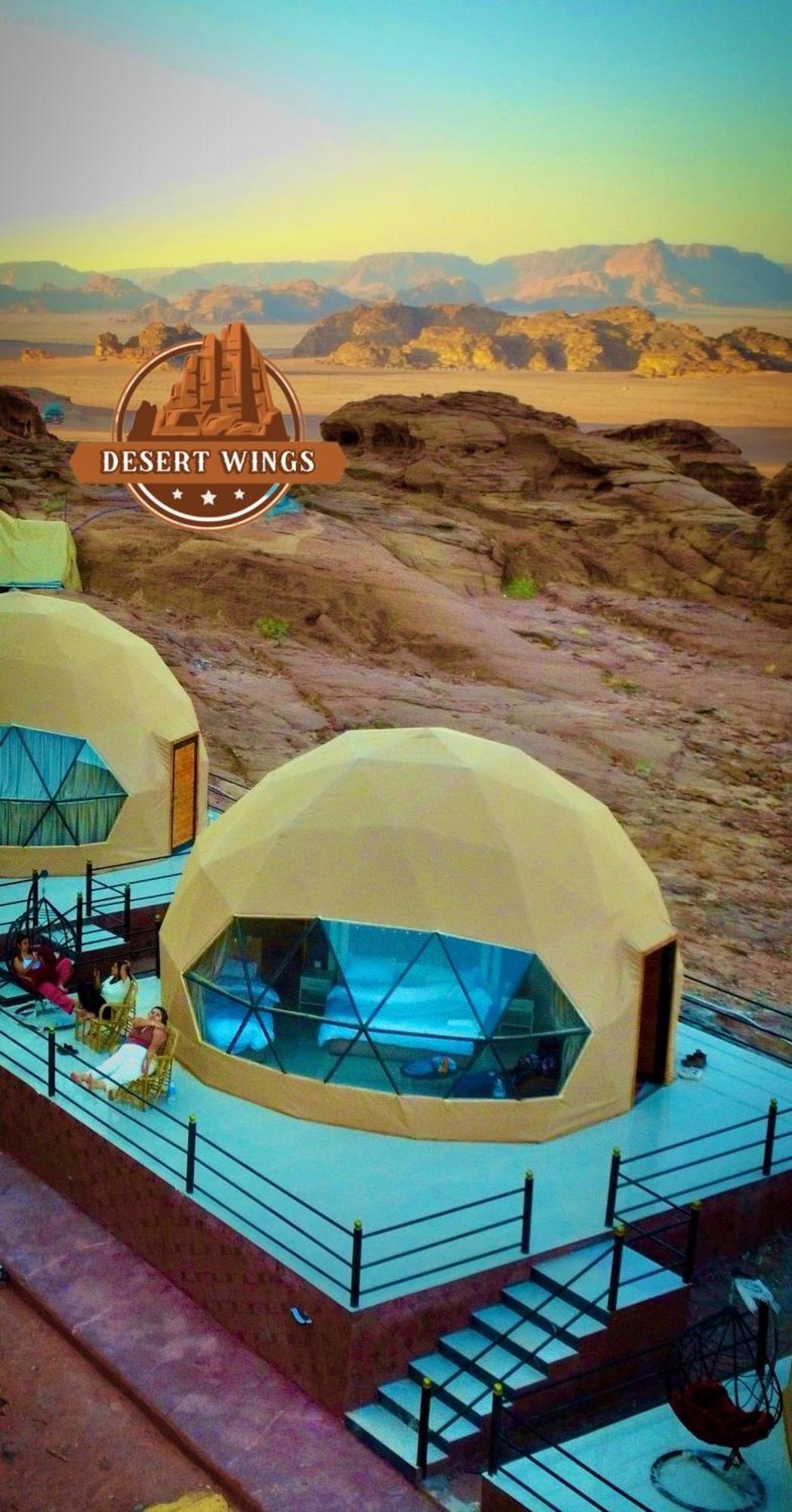 Rum Wings Bubble Luxury Camp Wadi Rum Exterior foto
